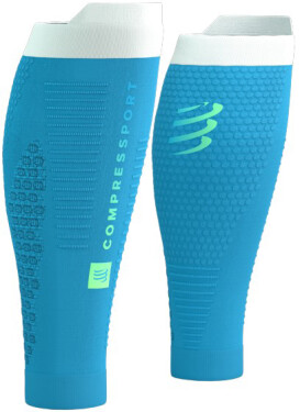 Kompresní lýtkové návleky Compressport R2 3.0 - modré Velikost: 38-42 cm obvod lýtka