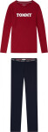 Pánské pyžamo UW0UW01929-0WG červenomodrá - Tommy Hilfiger červeno-modrá S