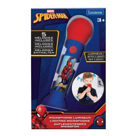 Lexibook svítící mikrofon Spidermans melodiemi - Lexibook