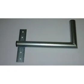 OEM Anténní držák na okno 30 cm levý / Držák antény / vyložení 300 mm / O 42 mm / galvanický zinek (K30O42L)