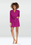 DKaren Housecoat Pola Fuchsia