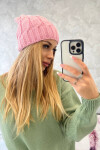 Fleecová čepice Iwona K221 pink UNI