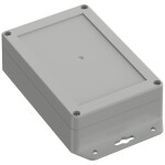 TRU COMPONENTS TC-10860740 Přírubové pouzdro 150 x 100 x 45 ABS světle šedá 1 ks