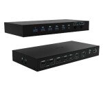 I-tec USB-C KVM Docking station for 3 Hosts, Dual Display, Power Delivery 1x 92W/2x 65W EDF_2108637