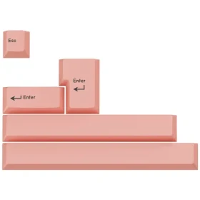 GMK Přídavný Kit růžová / ABS-Keycaps / Double-Shot / pro ISO ANSI (FPTK5052)