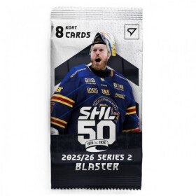 2025-2026 Svenska hockeyligan SHL 2. série Blaster balíček - hokejové kartičky
