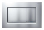 GEBERIT - Duofix Set předstěnové instalace, klozetu Nefia a sedátka softclose, tlačítko Sigma20, lakovaný chrom mat/chrom SANI11CA2106