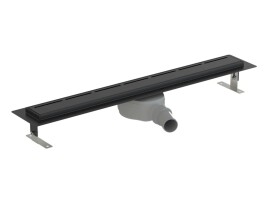 Sprchový žlab SAT 85 cm nerez černý ZLAB90NRZBL ZLAB90NRZBL