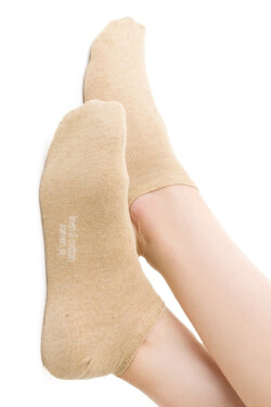 LINEN FEET 174 světle béžová 35-37