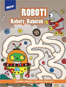 Omalovánky - Bludiště Roboti 210x276/32s