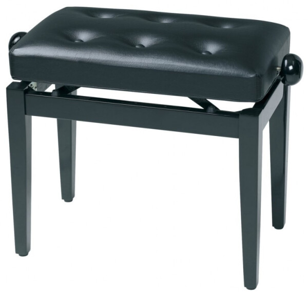 Gewa Piano Bench Deluxe 130.300 Black High Gloss