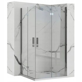 REA/S - Sprchová kabina Molier Chrome Double 80x90 KPL-K6369