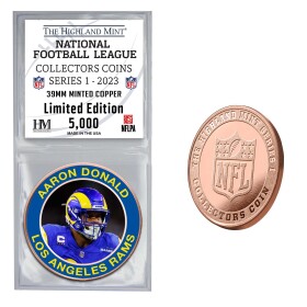 Mince Los Angeles Rams NFL Collectors Coins Series 1 Aaron Donald