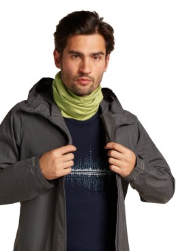 Unisex merino nákrčník ICEBREAKER 200 Oasis Flexi Chute, Olive univerzální