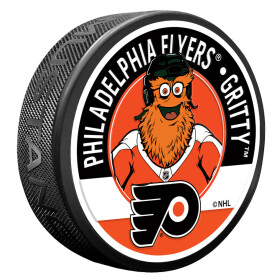 Mustang Puk Philadelphia Flyers NHL Gritty Mascot Textured Puck