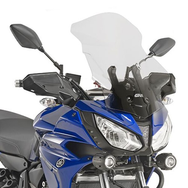 D2130St plexi čiré Yamaha MT-07 Tracer 700 (16-19), vxš560x410 mm, o 170 mm vyšší