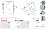 Alternátor A0574S