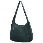 Trendy dámský textilní kabelko-batoh Coveri Venesta, zelený