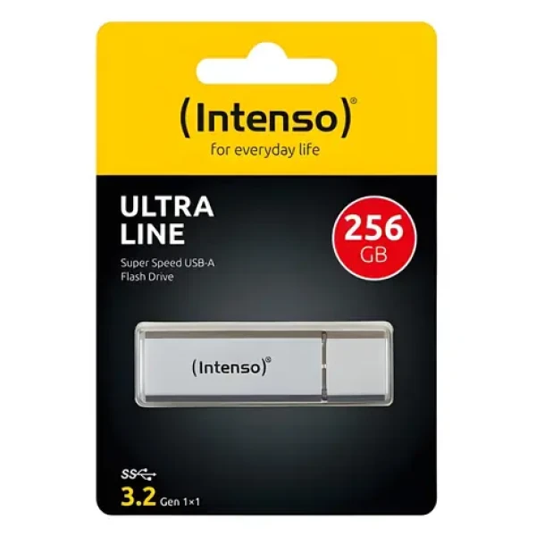 Intenso Ultra Line 256GB stříbrná / Flash disk / USB-A 3.2 Gen 1 / 5 Gb/s (3531492)