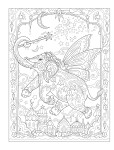 Creative Haven Enchanted Coloring Book, antistresové omalovánky, Marjorie Sarnat