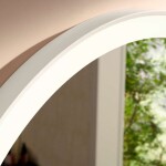 HANSGROHE - Xarita Lite S Zrcadlo s LED osvětlením, průměr 70 cm, matná bílá 54966700