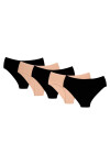 DÁMSKÉ ŠORTKY FRINK 5 PAK 43673 SS25 BLACK-BEIGE L