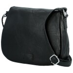 Trendy dámská crossbody s velkou klopou Rashida new, černá