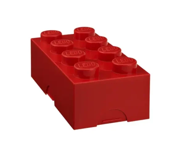 LEGO box na svačinu 100 x 200 x 75 mm - červená (6040231730)