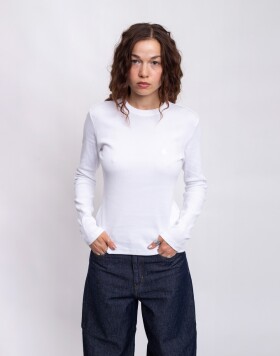 Tričko Carhartt WIP W' L/S Philipa T-Shirt White