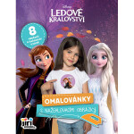 Omalovánky nažehlovacími obrázky Ledové království