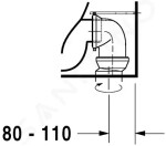 DURAVIT - Starck 2 Stojící klozet, 370x570 mm, bílá 2128090000