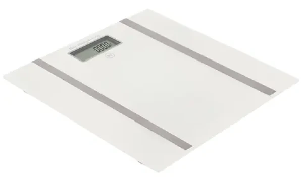 Adler AD 8154 bílá / Osobní váha / maximálně 180 kg / LCD / temperované sklo / 1x CR2032 (AD 8154)