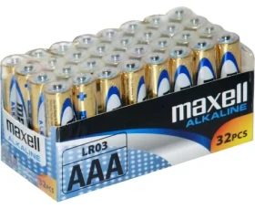 Maxell Power Alkaline AAA (LR03) / Baterie / 1,5V / 32 ks (MX-LR03 AAA 32)