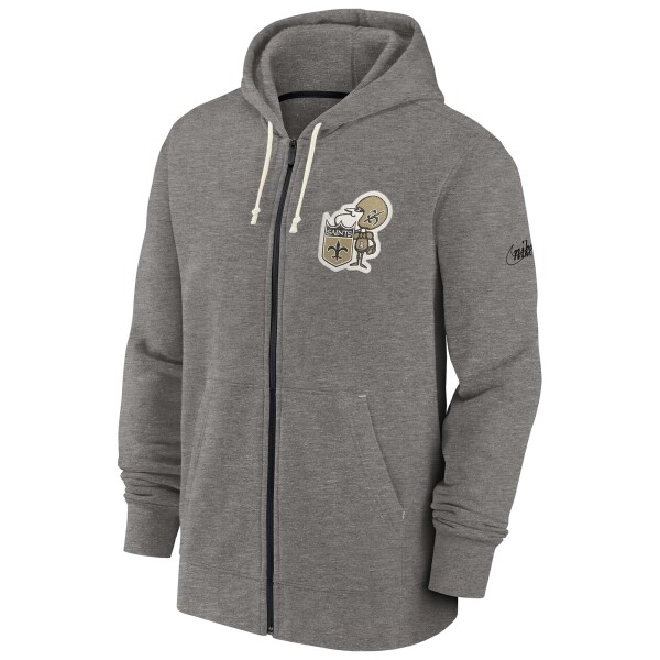 Nike Pánská bunda New Orleans Saints NFL Historic Full-Zip Fleece Hoodie Velikost: XL