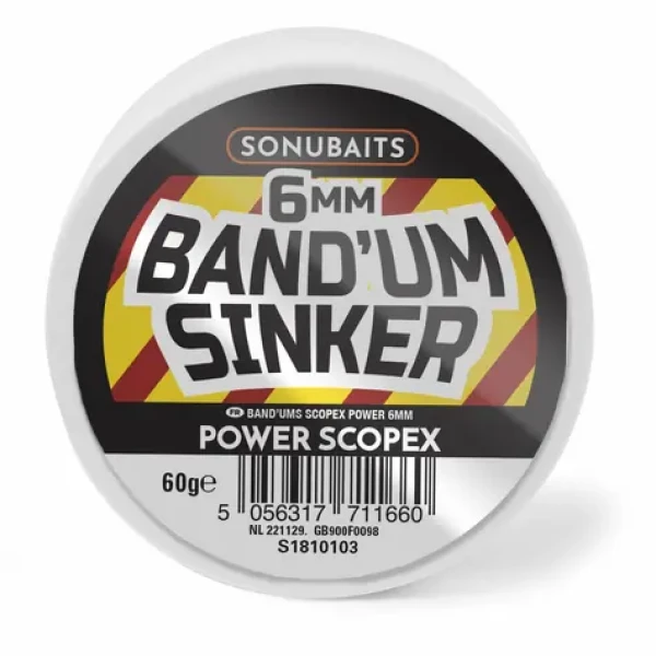 Sonubaits Dumbells Band'Um Sinkers Power Scopex 60g 6mm (S1810103)