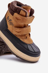 Zateplené zimní boty pro chlapce Lee Cooper LCJ-23-01-2059 Camel 34