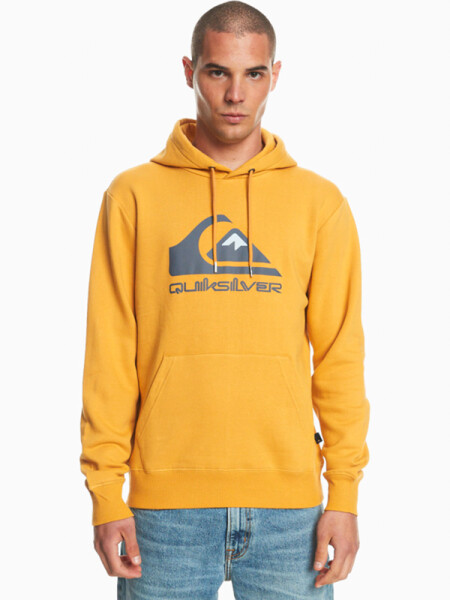 Quiksilver BIG LOGO BRIGHT GOLD pánská mikina XL