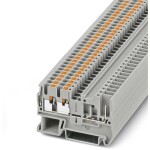 Phoenix Contact 3209633 řadová svorka průchodky 5.2 mm rychlé připojení šedá 50 ks