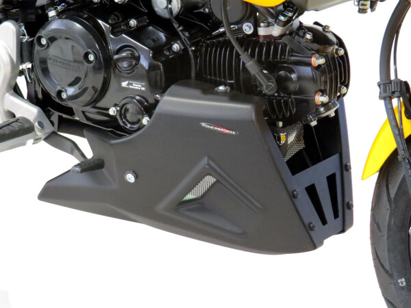 Honda Msx125 21-25 Klín pod motor - Karbonový vzhled-stříbrná mřížka