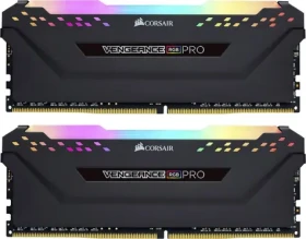 Corsair Vengeance RGB Pro 16GB(2x8GB) 3200 MHz / DDR4 / PC4-25600 / CL16-18-18-36 / 1.35V / XMP2.0 / s chladičem (CMW16GX4M2Z3200C16)
