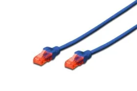 Digitus CAT6 U/UTP modrý / Patch kabel / RJ45 / 0,5 m / AWG 26/7 / LSZH (DK-1617-005/B)