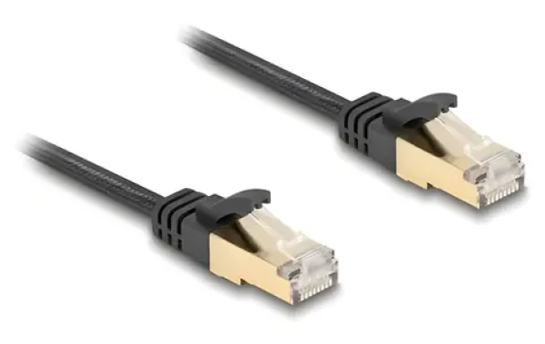 DeLock / Síťový kabel / RJ45 - RJ45 / Cat.6A S/FTP / plochý / 7,5 m (80329)