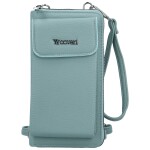 Stylová dámská crossbody peněženka Coveri Berllys, světle modrá