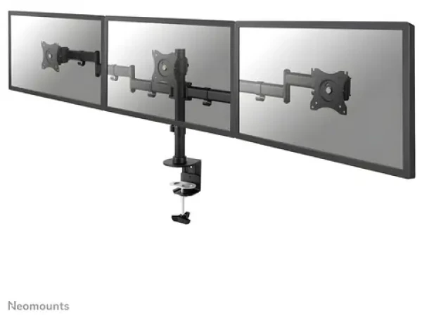 Neomounts NM-D135D3 černá / Stolní držák pro 3 monitory / 10-27" / svorka / plný pohyb (NM-D135D3BLACK)