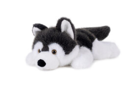 Pes husky ležící plyš