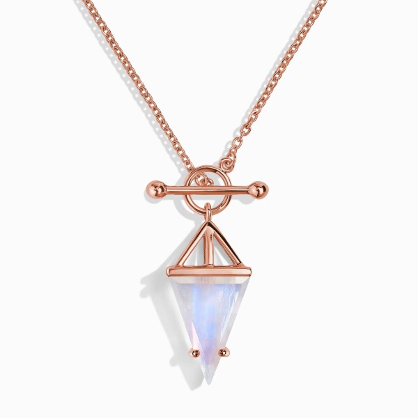 Royal Fashion náhrdelník 14K růžové zlato Vermeil SKA-N005-ROSEGOLD