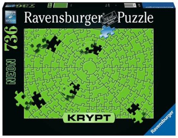 RAVENSBURGER Krypt Neon Green 736 dílků