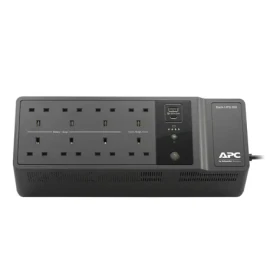 APC Back-UPS 850VA (520W) černá / Záložní zdroj / 230V / USB Type-C a A nabíjecí port / 1x RJ-45 (BE850G2-UK)