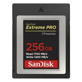 Rozbaleno - SanDisk Extreme Pro CF express 256GB / čtení: až 1700 MBs / zápis: až 1200 MBs / doprodej (SDCFE-256G-GN4NN.Rozbaleno)