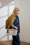 Košík Reisenthel Carrybag XS Summerstripes coffee